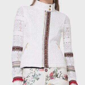 Gorgeous Desigual Whte Jacket CHAMALEON